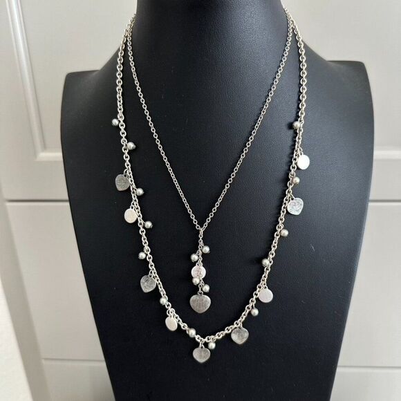 Premier Designs Heart Charm Necklace 2 in 1 - Layer interchangeable - Picture 4 of 7